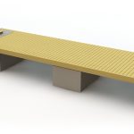 Flytbrygga med betongpontoner 10 m