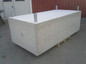 Betongponton, Flytblock betong - HF Bryggan