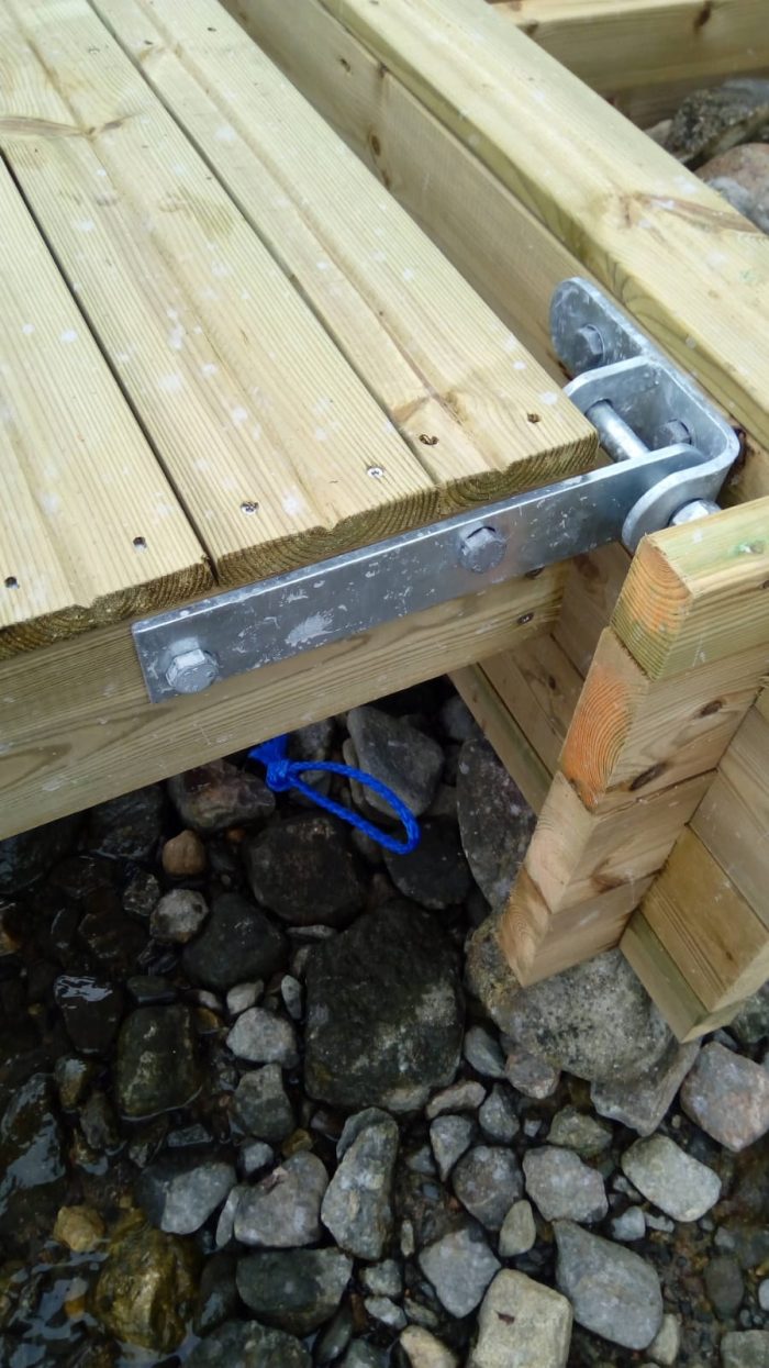 Bryggångjärn hörn modell - Bild 3